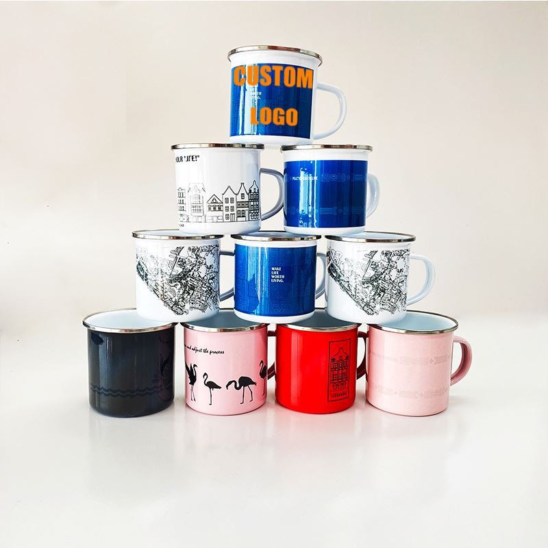 Multi Color Ceramic Speckled Campfire Mug