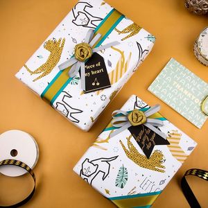 High Quality Wholesale 80g <b>Birthday</b> Luxury Glossy <b>Paper</b> Smooth Touch Elegant Patterns Packaging <b>Wrapping</b> <b>Paper</b> Roll - Product Image 4