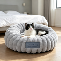 Cama Acolchada de Algodón con Diseño Personalizado para Perros y Gatos