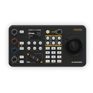 Avmatrix RS232 <strong>RS485</strong> IP <strong>PTZ</strong> Dome Camera Keyboard 4D Joystick <strong>Controller</strong> for Live Events Broadcasting PKC3000