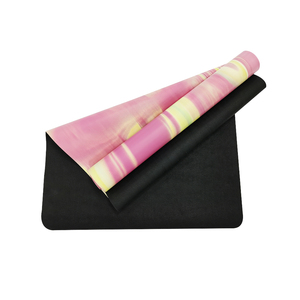 Tapis de yoga <span class=keywords><strong>BESA</strong></span> personnalisé gravé au laser, multicolore, en caoutchouc naturel vegan, large, pour l'alignement corporel, 4,5 mm, écologique, antidérapant - Product Image 6