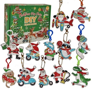 XIXI Peinture Diamant Acrylique DIY 5D Kits Art Animal Décoration Maison Cadeau de Noël Porte-clés pour Enfants - Product Image 3
