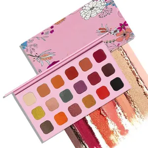 New Product Lady Cosmetics Custom Pink Neno Eyeshadow Palette Private Label