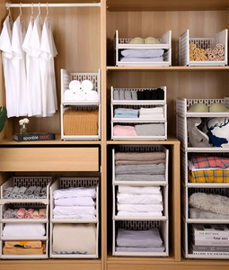 New Style <strong>Stackable</strong> <strong>Wardrobe</strong> <strong>Storage</strong> Box Plastic Drawer Style Clothing Organizing Box <strong>Wardrobe</strong> Clothes <strong>Storage</strong> - Product Image 6