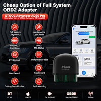 Advancer AD20, Herramienta de Diagnóstico de Motor de Automóvil de Plástico, Lector de Códigos OBD2, Escáner para Android/iOS, Software Más Reciente, Ajuste Universal Mejorado