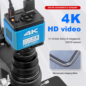 Microscope électronique numérique haute définition 1080p à très grande profondeur de champ avec grossissement 23X-193X, affichage LED classé IP54 - Product Image 2