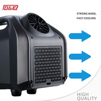 Aire acondicionado portátil móvil Mini portátil AC 2550btu DC24V 100-240V refrigeración rápida eléctrica para coche RV tienda interior hogar Hotel