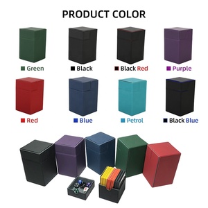 Torson 100 + cuir PU + flanelle Trading Deck Box Premium Storage pour TCG Yugioh Cartes à jouer pour Mth Pu Leather Deck Box - Product Image 6