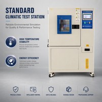 Cámara de Prueba de Temperatura y Humedad Constante Estándar, Equipo de Laboratorio de Estabilidad Climática Programable, Proveedor de Fábrica