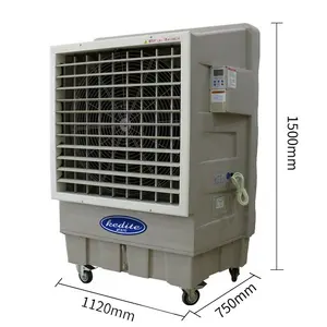 Aire acondicionado portátil por control remoto, enfriadores de aire por evaporación industrial, comercial, ventilador, 12000m, 3/h