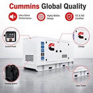 Groupe électrogène Cummins UK Perkins 100kva 300kva 400kva 500kva 600kva 800kva 50kw 100kw 200kw AOM-800TA - Product Image 5