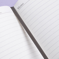 Carnet A5 personnalisé en cuir grainé litchi souple pour étudiants ou professionnels
