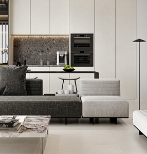 Azulejos Rústicos Mate con Aspecto de Piedra Blanca Crema de Lujo, 600x600, Azulejos de Porcelana Antideslizantes de Primera Calidad para Proyectos de Villas y Penthouses - Product Image 5