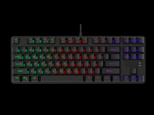Factory Wholesale Custom 87-Key Wired Blue <b>Switch</b> Gaming Mechanical Keyboard 75% Wired <b>USB</b> New Product - Product Image 3