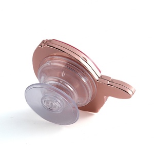 Luxury Woman Lips Lipstick Red Soft Enamel Metal Vanity Portable Makeup Mirror with Suction Cup - Product Image 5