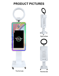 ซุ้มกระจกขนาด21.5นิ้วพร้อมเครื่องพิมพ์แบบพกพาจากโรงงานส่งตรงจากโรงงาน - Product Image 4