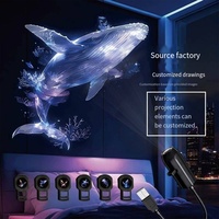 Lampe de nuit LED en métal étoile et lune la plus vendue, lampe d'ambiance créative pour chambre à coucher, projecteur de logo, lumière de fond pour influenceurs