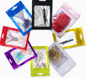 Stocks Macaron-colored Resealable <b>Bags</b> with <b>Transparent</b> Front Colored Jewelry Resealable <b>Bags</b> <b>Makeup</b> Self-sealing <b>Bags</b> - Product Image 1