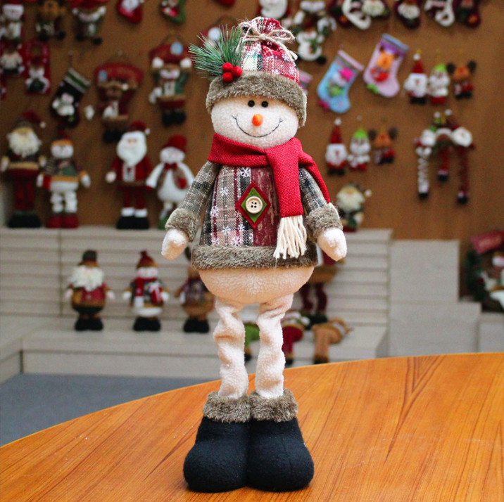 Muñeco Alce Navideño De Peluche | 25 Cm | Decoración Y Regalo | Suave Y Abrazable | Marrón