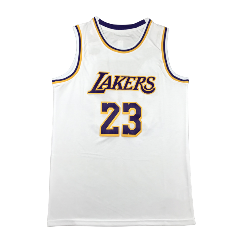 23-24 Высококачественная вышитая баскетбольная форма bull nBaing L-aker Jersey оптом