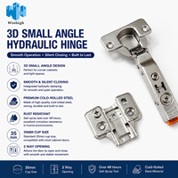 Charnières 3D à fermeture douce MS hydrauliques réglables arbitraires bidirectionnelles de nouveau Style pour porte d'armoire