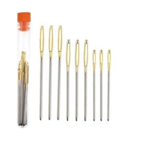 Agujas de coser a mano de ojo grande para chenilla, al por mayor, 52mm 60 70 - Product Image 2