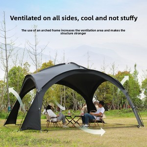 Customizable <b>Dome</b> Canopy <b>Tent</b> Outdoor Large Sunshade Shelter Camping Rainproof Sunproof Mosquito-proof Portable Foldable Large - Product Image 5
