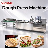 Ligne complète de fabrication de tortillas, chapatis et rotis avec four de cuisson et convoyeur de refroidissement pour usine alimentaire industrielle