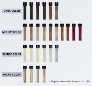 Honor Hair 150g Capelli Umani Europei Remy, Anello Colori per Extension, Lisci Setosi, Lunghezza 10 Pollici, Doppia Trama - Product Image 2