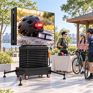 Écran LED compact P5 extérieur sur roues, facilement déplaçable, réutilisable, pour événements de lancement de produits, location, marketing de marque - Product Image 6