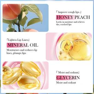 Crema Exfoliante Labial OEM de Marca Privada con Infusión Herbal, Humectante con Sabores a Melocotón, Arándano y Sandía para el Cuidado de los Labios - Product Image 5