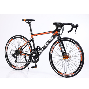 Bicicleta de Carretera de Carreras de Acero de 700c de Alta Velocidad, 21 Velocidades, Freno de Disco, Llanta de Aluminio, Marca Shenghong SHR05, Llanta de Aleación de Aluminio, Fábrica en China - Product Image 2