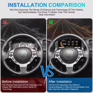 NaviHua - Panel de Instrumentos Digital para Automóvil con Pantalla LCD de 12.3 Pulgadas, Velocímetro para Nissan GTR 2011-2017 - Product Image 2