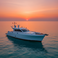 Yacht de luxe en aluminium Dookyu certifié CE, 17 m (56 pieds), écologique et durable, idéal pour le tourisme côtier longue distance