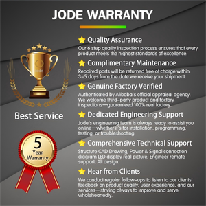 Jode จอแสดงผล LED แบบเต็มหน้าจอสีสำหรับการแสดงบนเวทีการแสดงใน P3.91กลางแจ้งงานวิดีโอ LED P2.976แบบกำหนดเองได้ - Product Image 4