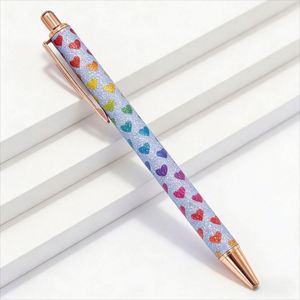 <b>Gold</b> Powder Promotion Luxury Metal Ballpoint With Logo High Quality Signature Custom <b>Pen</b> Suitable for Corporate Events - Product Image 2