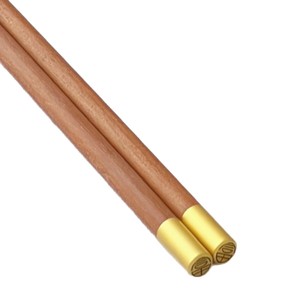 Baguettes Yuanjin en bois de cerisier rouge, en bois massif naturel, antidérapantes, résistantes aux hautes températures, baguettes de service - Product Image 5