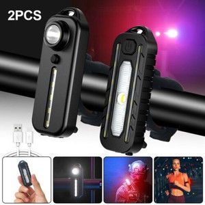Bicycle Rear <b>Light</b> Led <b>Flash</b> Rechargeable Battery Cycling Waterproof IpX4 Type C - Product Image 4