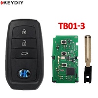 Clé intelligente universelle KEYDIY série TB (TB01, TB36, TB06, TB42, TB19, TB27) pour Toyota/Lexus, compatible avec le programmateur de clés KD MAX KD-X4
