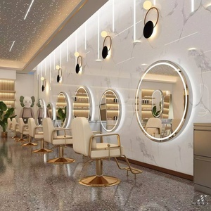 Espejo de Peluquería con Luces LED, Mueble de Salón de Belleza, Precio de Fábrica 2025, Gran Venta - Product Image 2