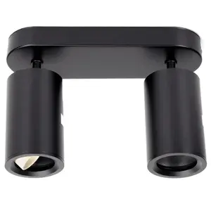 Projecteur métallique réglable à 2 lampes, idéal pour les présentations et la visualisation dans des espaces variés. - Product Image 2