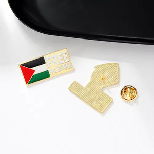 Broches personnalisées en métal avec logo, épingles drapeau palestinien de qualité supérieure, nouveauté pour le Nouvel An chinois, pour la décoration de vêtements et bijoux - Product Image 4