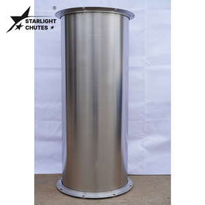 Goulotte à déchets série ECO - Porte coupe-feu en acier inoxydable avec moteur, solution de traitement des déchets de base pour l'habitat - Product Image 4