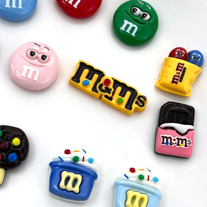วัสดุงานฝีมือเรซิ่น DIY ของ M&M สำหรับเคสโทรศัพท์ อุปกรณ์ตกแต่งผม ดีไซน์การ์ตูนน่ารัก ฤดูใบไม้ผลิ 2024 - Product Image 2
