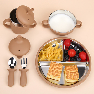 Silicone Sippy Cup Toddlers Double Wall Insulated No Spill Cup with Straw BPA Free - Product Image 5