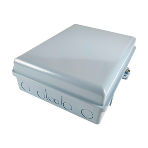 Boîtier de distribution de fibre optique FTTH extérieur IP55 en PP/ABS gris 32/48 cœurs avec 48 adaptateurs <span class=keywords><strong>SC</strong></span> et séparateur PLC - Product Image 1