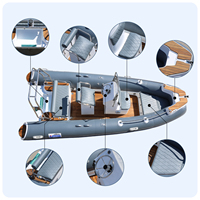 Chine Rigide Passager Aéroglisseur Canoë Barche Rigide Ponton Pedal Patrol Gonflable nervure Bateau Pour Le Divertissement