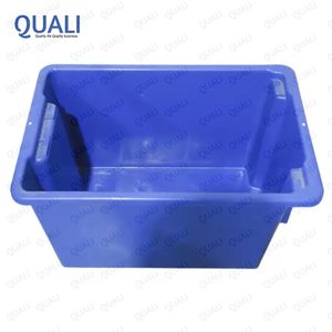 Caja de Plástico Apilable y Ecológica Quali 600*400, Resistente a los Rayos UV, Multicolor, para Almacenamiento de Carne y Pescado, Suministros para Supermercados - Product Image 5