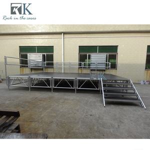 Ferias comerciales Escenario Durable Modular Escenario Pantalla Seguridad con barandilla - Product Image 3