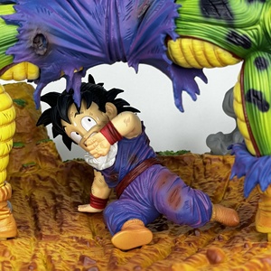 Figura de Acción de los Rivales de <span class=keywords><strong>Dragon</strong></span> <span class=keywords><strong>Ball</strong></span> - Beige, Protegiendo a Goku, Artículo de Anime - Figura de Escena GK Pintada a Mano - Product Image 6